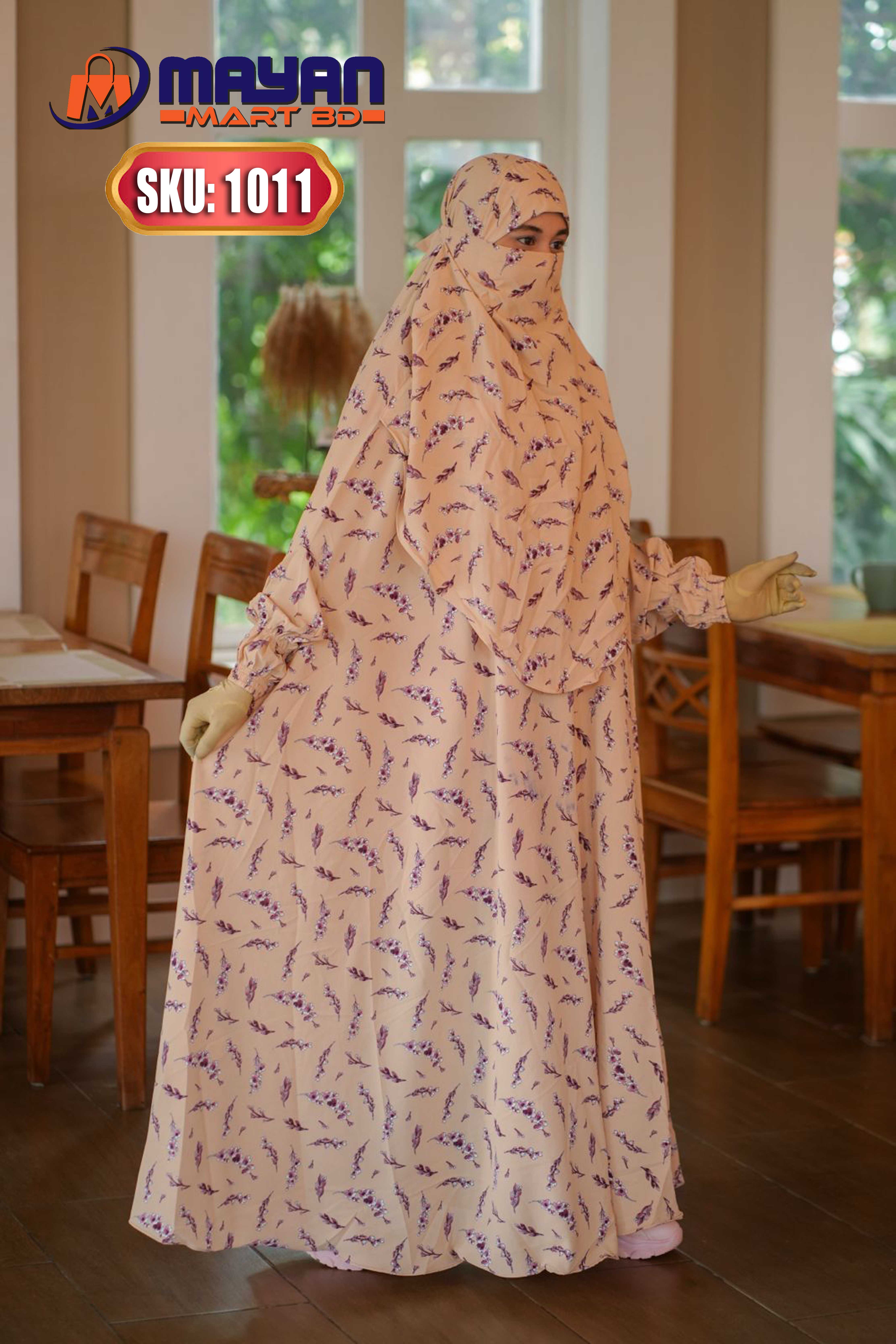 Soft Cherry Century Jilbab Floor Touch (SKU-1011)