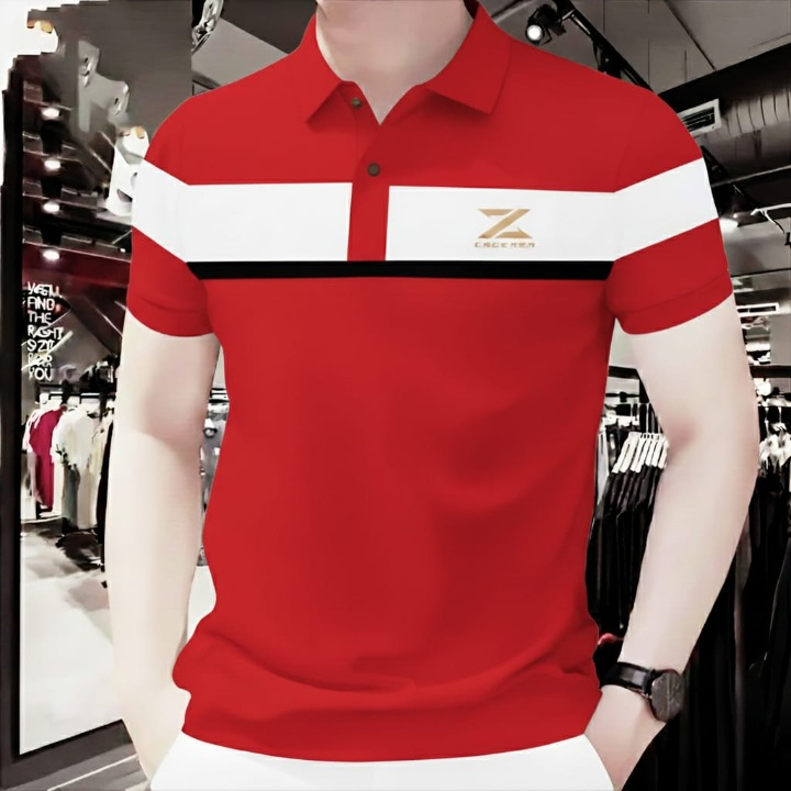 Cotton Polo Shirt For Men's (12828)