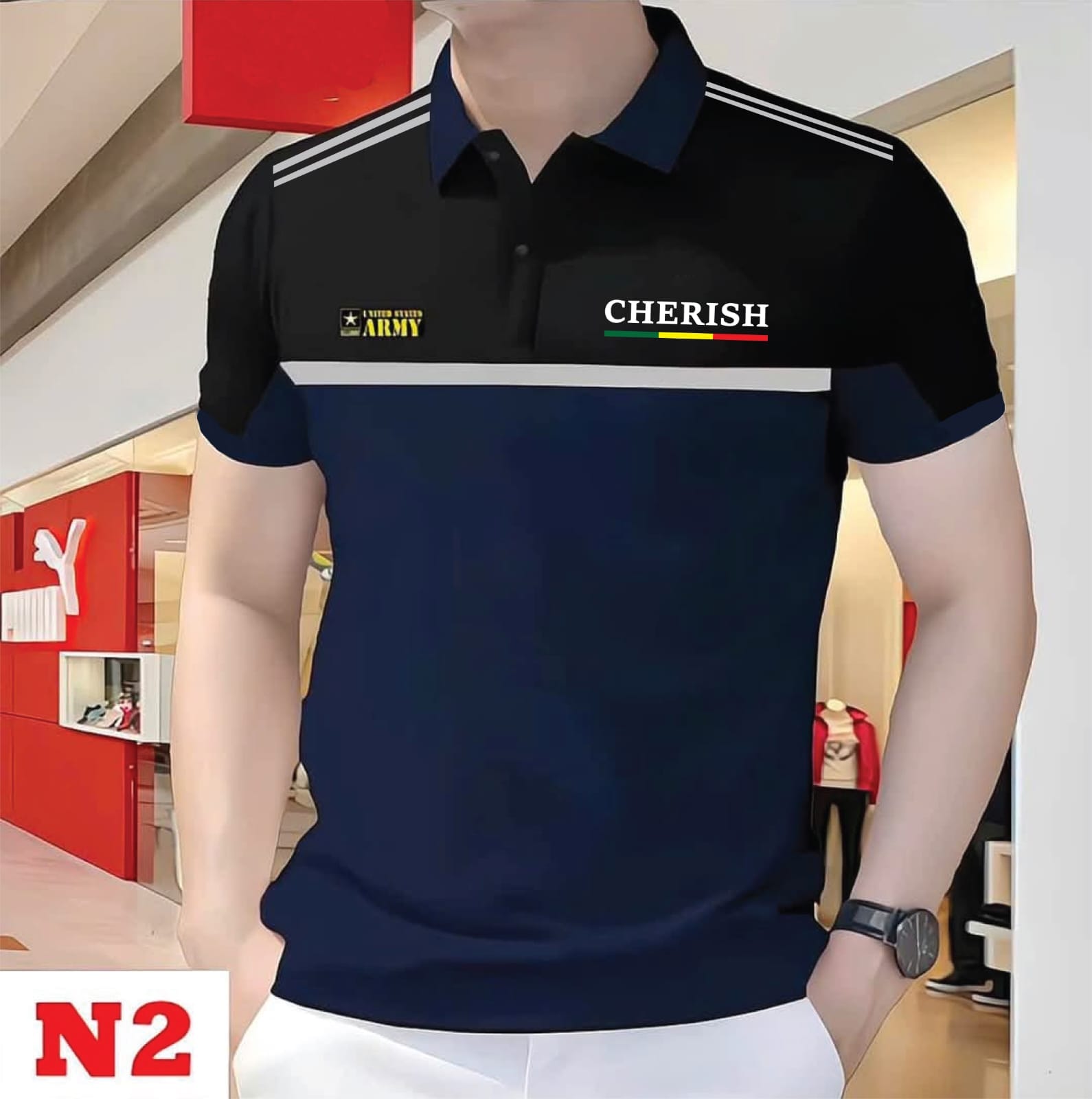 Cotton Polo Shirt For Men's (12882)