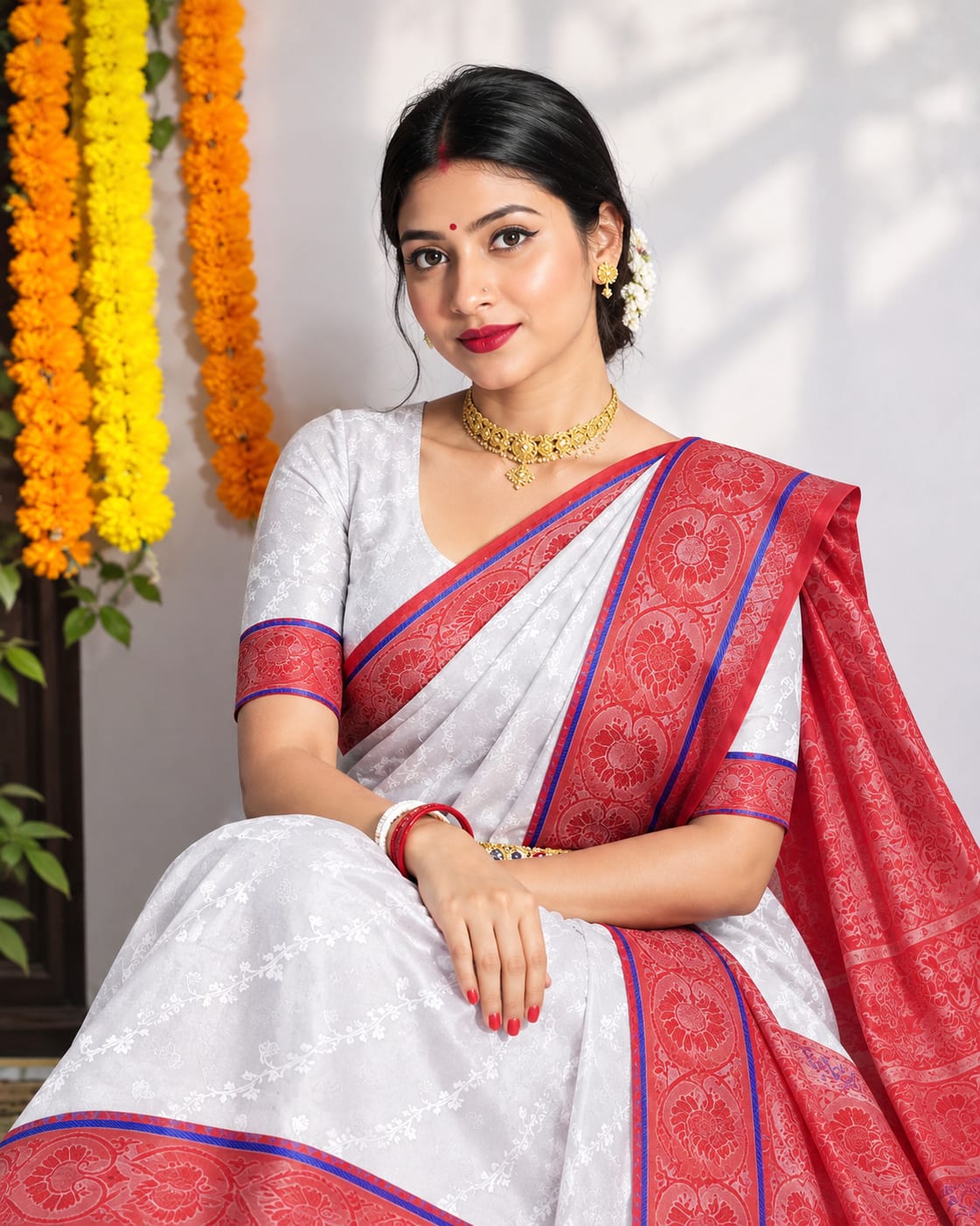 Soft Silk Katan Saree (32934)